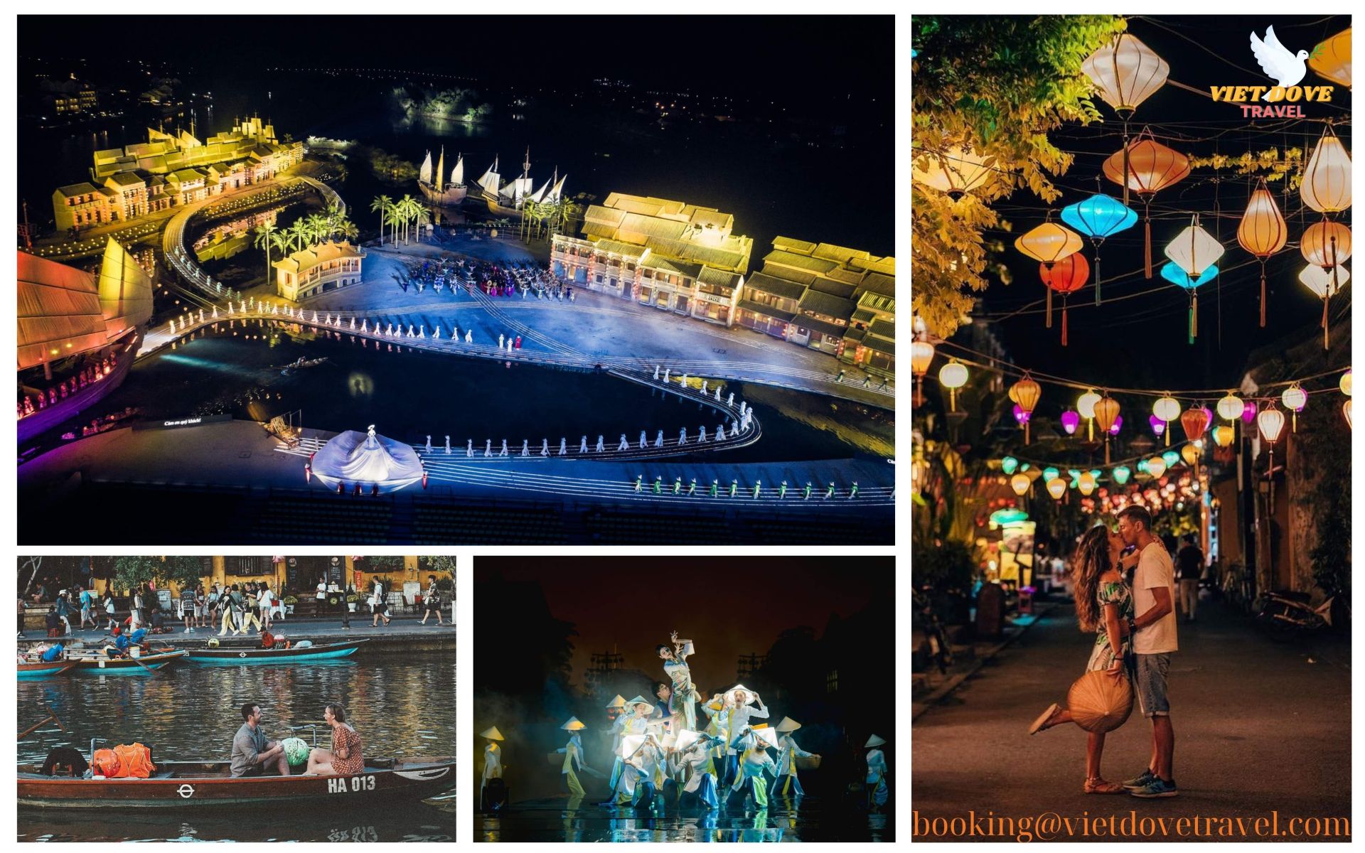 Tourist experiencing Hoi An private tour