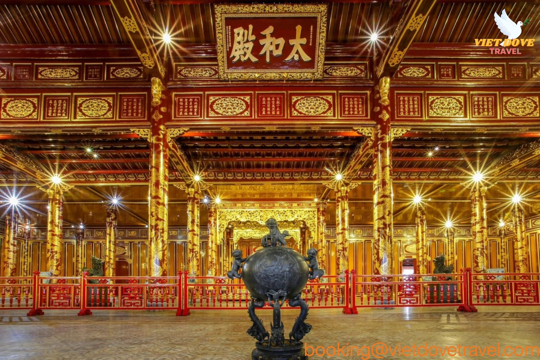 Imperial City Hue Palace Interior.